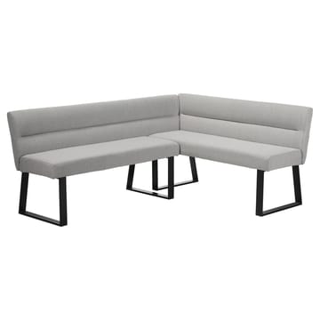 Stafford 4-sits L-formad Sittbänk med rygg - Ljusgrå - Möbler - Fåtölj & stolar - Sittbänk - Bänk med ryggstöd