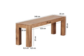 Tarafa Sittbänk - Brun - Möbler - Fåtölj & stolar - Sittbänk