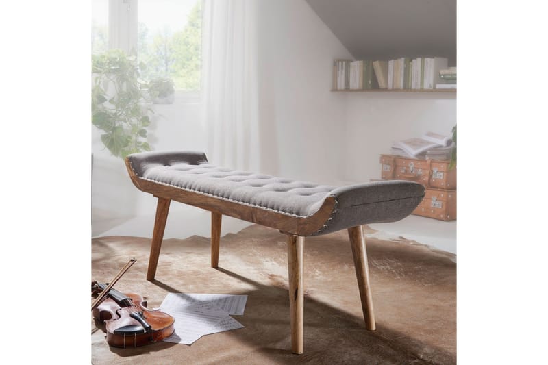 Timiothy Sittbänk - Grå - Möbler - Fåtölj & stolar - Sittbänk