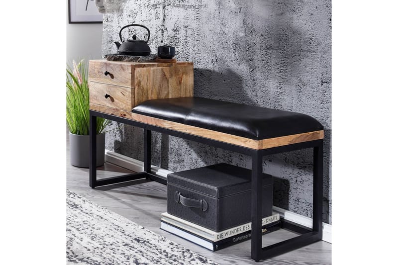 Tultered Sittbänk 100 cm - Brun - Möbler - Fåtölj & stolar - Sittbänk