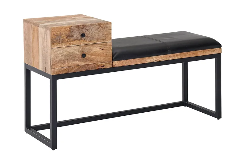 Tultered Sittbänk 100 cm - Brun - Möbler - Fåtölj & stolar - Sittbänk