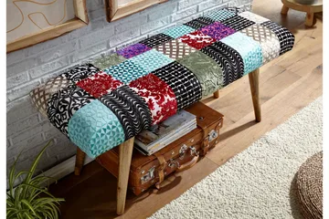 Tultered Sittbänk 117 cm - Flerfärgad - Möbler - Fåtölj & stolar - Sittbänk