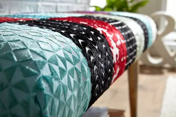 Tultered Sittbänk 117 cm - Flerfärgad - Möbler - Fåtölj & stolar - Sittbänk