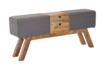 Tultered Sittbänk 120 cm - Brun - Möbler - Fåtölj & stolar - Sittbänk - Sittbänk med förvaring