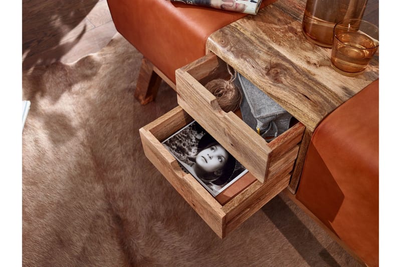 Tultered Sittbänk 120 cm - Brun - Möbler - Fåtölj & stolar - Sittbänk