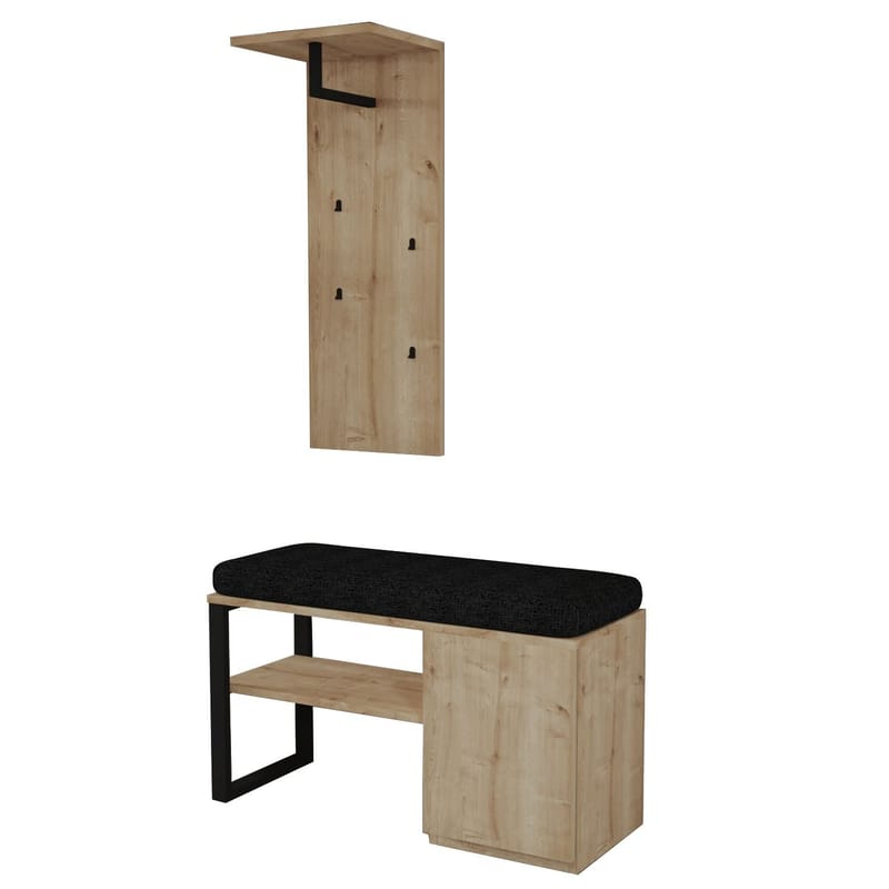 Uniqo Hallställsset 35x90x35 cm, Sapphire Oak