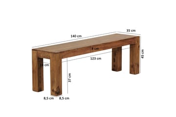 Volkmer Sittbänk - Trä/natur - Möbler - Fåtölj & stolar - Sittbänk