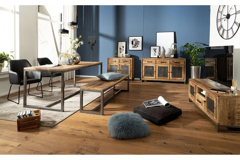 Willowdale Sittbänk 120 cm - Brun/Svart - Möbler - Fåtölj & stolar - Sittbänk - Sittbänk med förvaring