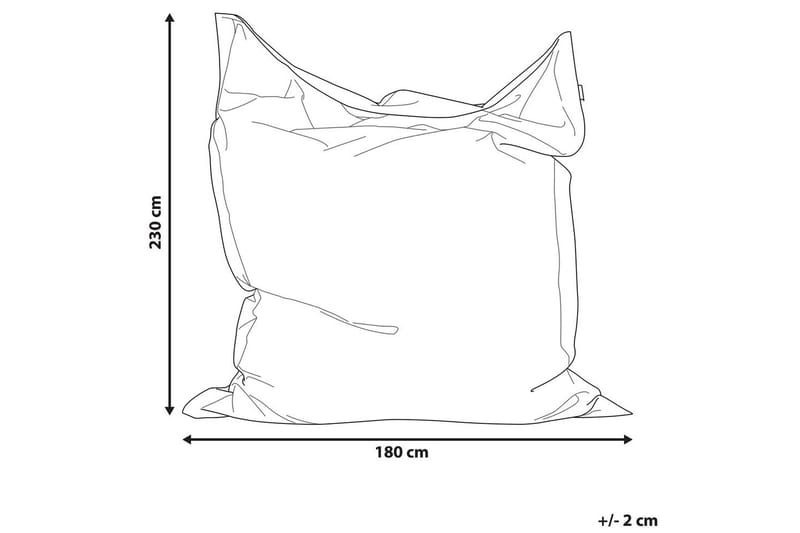 Sittsäck Fuzzy Blå, 180x230x20 cm - Blå, 180x230x20 cm - Möbler - Fåtölj & stolar - Sittsäck & saccosäck