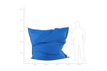 Sittsäck Fuzzy Blå, 180x230x20 cm - Blå, 180x230x20 cm - Möbler - Fåtölj & stolar - Sittsäck & saccosäck