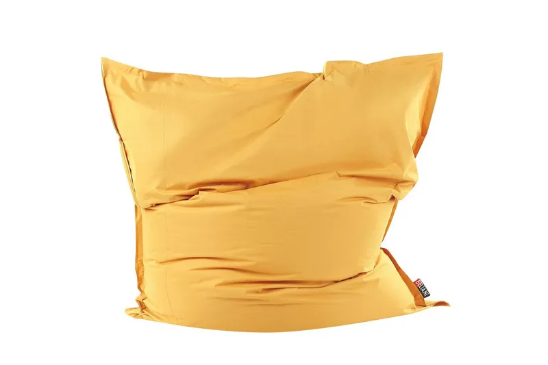 Sittsäck Fuzzy Gul, 180x230x20 cm, Gul, 180x230x20 cm