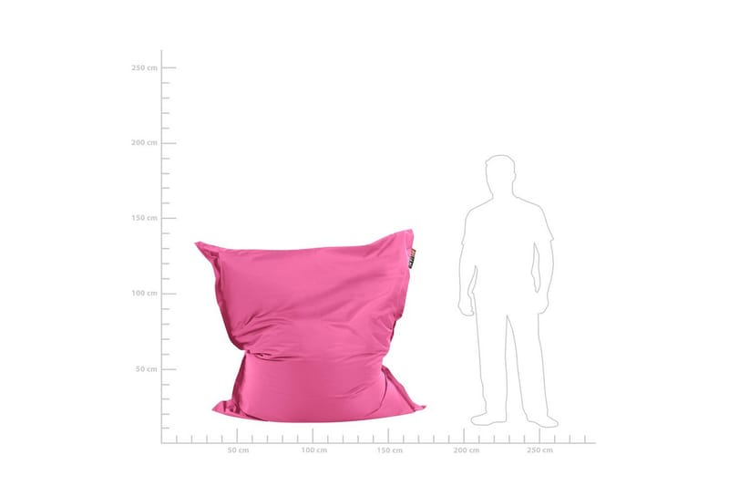 Sittsäck Fuzzy Rosa, 140x180x20 cm - Rosa, 140x180x20 cm - Möbler - Fåtölj & stolar - Sittsäck & saccosäck