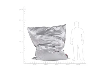 Sittsäck Fuzzy Silver, 180x230x20 cm - Silver, 180x230x20 cm - Möbler - Fåtölj & stolar - Sittsäck & saccosäck