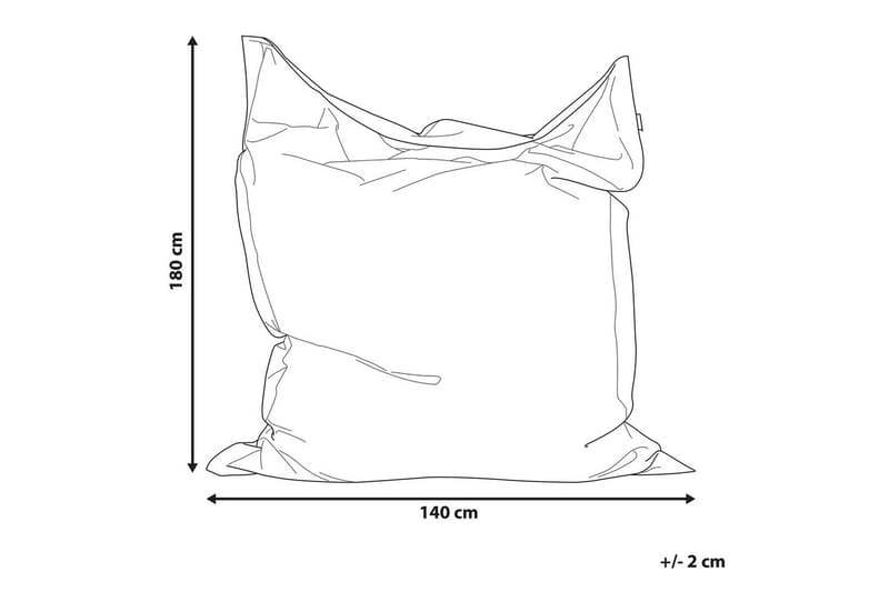 Sittsäck Fuzzy Violett, 140x180x20 cm - Violett, 140x180x20 cm - Möbler - Fåtölj & stolar - Sittsäck & saccosäck