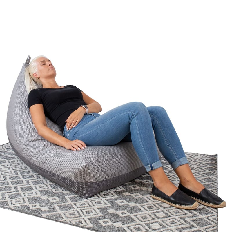Sittsäck Sundal-Sundal 130x80x20/70 cm - grå - Möbler - Fåtölj & stolar - Sittsäck & saccosäck