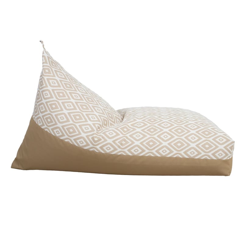 Sittsäck Viknor 130x80x20/70 cm - beige romber/beige - Möbler - Fåtölj & stolar - Sittsäck & saccosäck