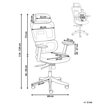 Skrivbordsstol Ally - Möbler - Fåtölj & stolar - Kontorsstol & skrivbordsstol