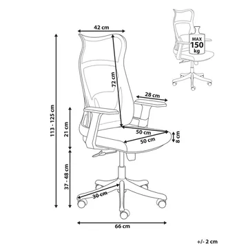 Skrivbordsstol Bard - Svart - Möbler - Fåtölj & stolar - Kontorsstol & skrivbordsstol