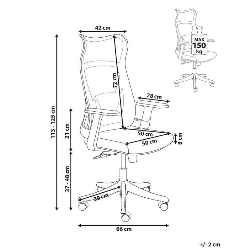 Skrivbordsstol Bard - Svart - Möbler - Fåtölj & stolar - Kontorsstol & skrivbordsstol