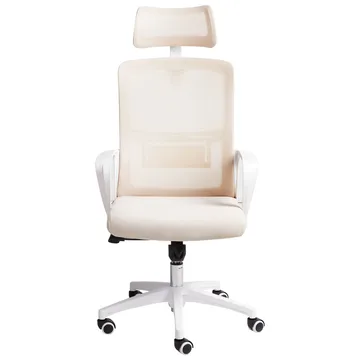 Skrivbordsstol Monarch - Beige, vit - Möbler - Fåtölj & stolar - Kontorsstol & skrivbordsstol