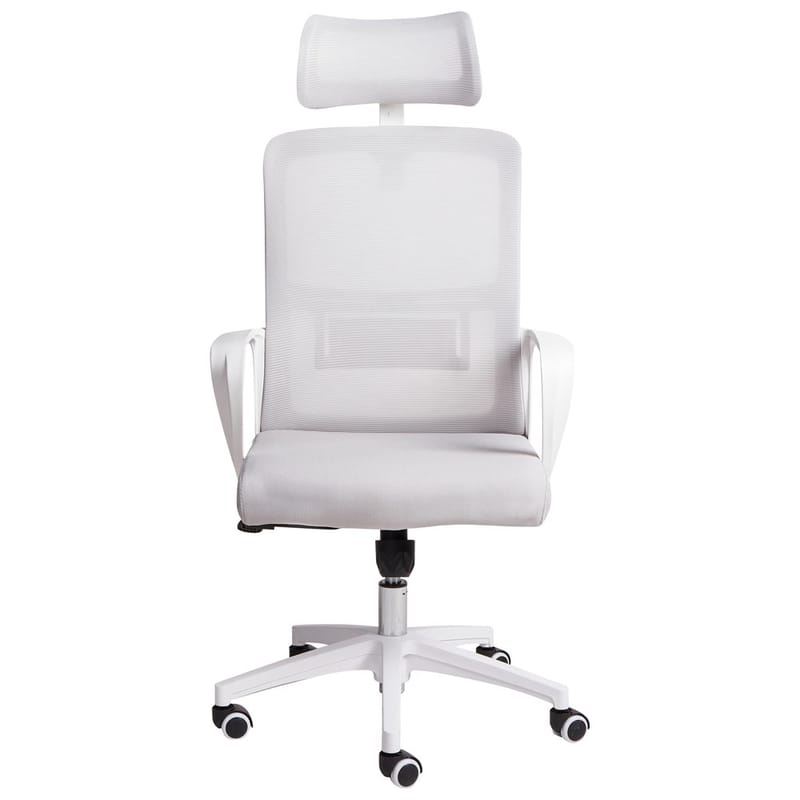 Skrivbordsstol Monarch - Grå, vit - Möbler - Fåtölj & stolar - Kontorsstol & skrivbordsstol