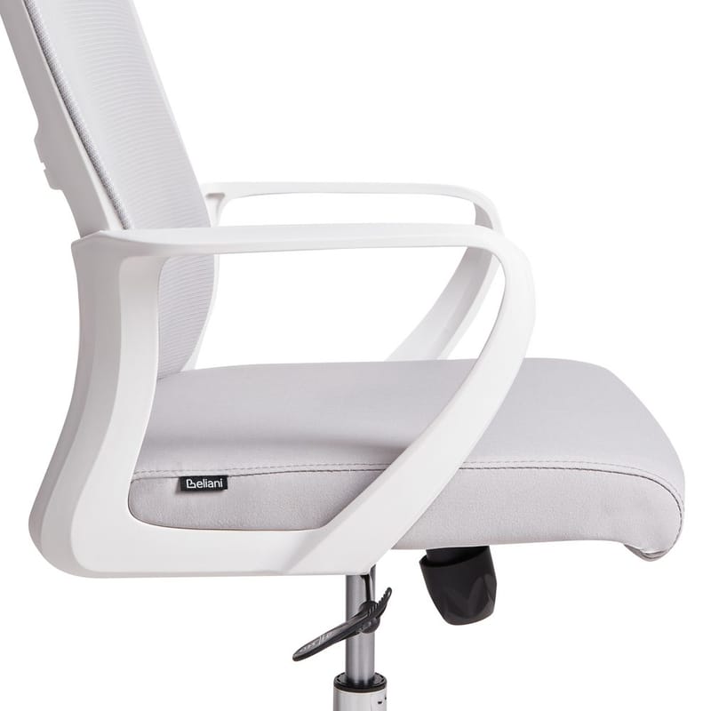 Skrivbordsstol Monarch - Grå, vit - Möbler - Fåtölj & stolar - Kontorsstol & skrivbordsstol