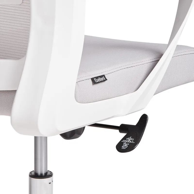 Skrivbordsstol Monarch - Grå, vit - Möbler - Fåtölj & stolar - Kontorsstol & skrivbordsstol