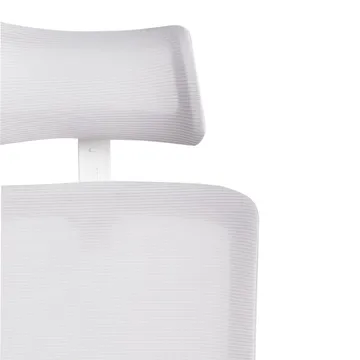 Skrivbordsstol Monarch - Grå, vit - Möbler - Fåtölj & stolar - Kontorsstol & skrivbordsstol