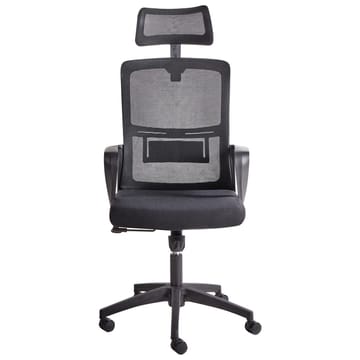 Skrivbordsstol Monarch - Svart, Vit - Möbler - Fåtölj & stolar - Kontorsstol & skrivbordsstol