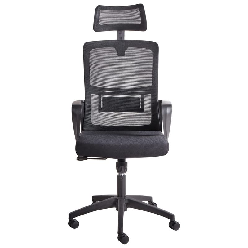 Skrivbordsstol Monarch - Svart, Vit - Möbler - Fåtölj & stolar - Kontorsstol & skrivbordsstol