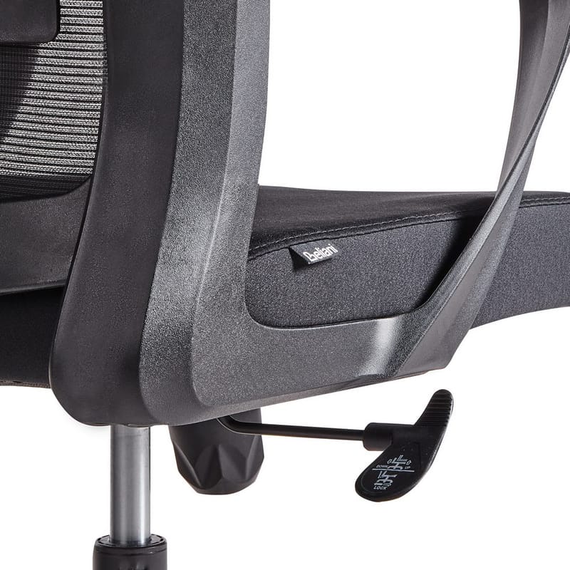 Skrivbordsstol Monarch - Svart, Vit - Möbler - Fåtölj & stolar - Kontorsstol & skrivbordsstol