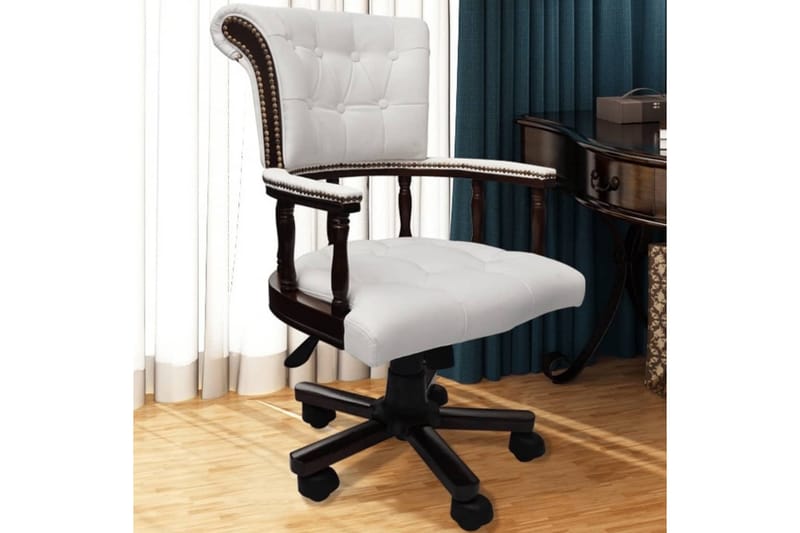 Snurrbar kontorsstol vit - Vit - Kontorsstol & skrivbordsstol