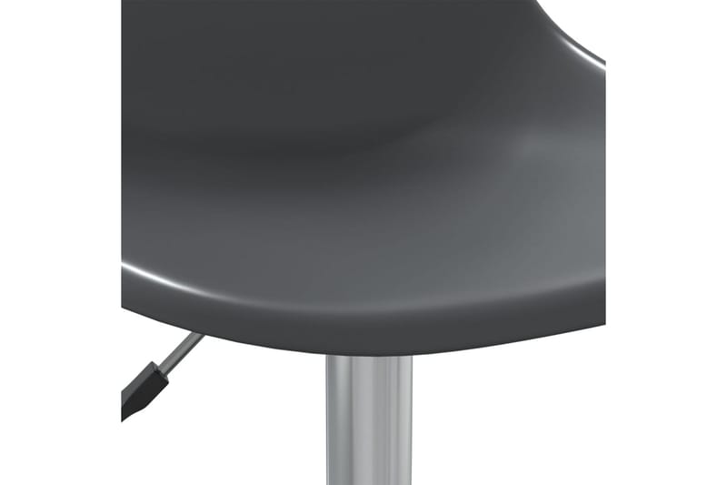 Snurrbara matstolar 2 st ljusgrå PP - Grå - Matstol & köksstol