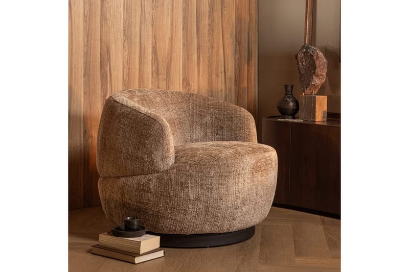 Snurrfåtölj Ullig - Sand - Möbler - Fåtölj & stolar - Fåtölj