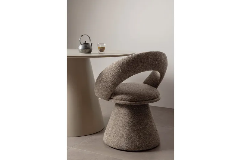 Snurrmatstol Vinter - Naturlig Melange - Möbler - Fåt ölj & stolar - Kontorsstol & skrivbordsstol