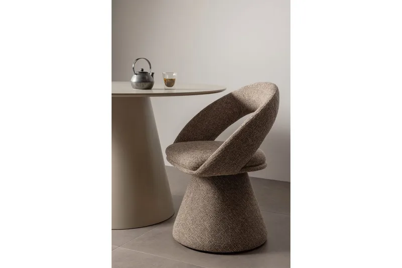 Snurrmatstol Vinter - Naturlig Melange - Möbler - Fåtölj & stolar - Kontorsstol & skrivbordsstol