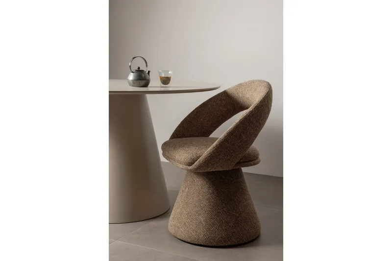 Snurrmatstol Vinter - Sand Melange - Möbler - Fåtölj & stolar - Kontorsstol & skrivbordsstol