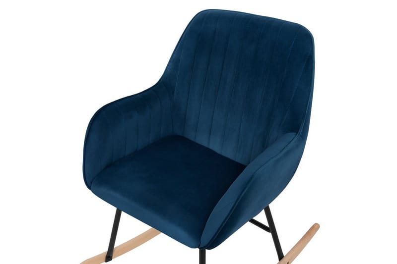 Anrew Gungstol Sammet - Blå - Möbler - Fåtölj & stolar - Snurrstol & Gungstol