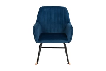 Anrew Gungstol Sammet - Blå - Möbler - Fåtölj & stolar - Snurrstol & Gungstol