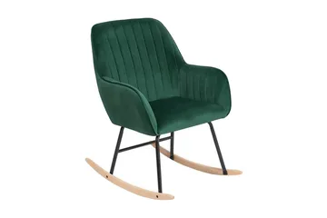 Anrew Gungstol Sammet - Grön - Möbler - Fåtölj & stolar - Snurrstol & Gungstol