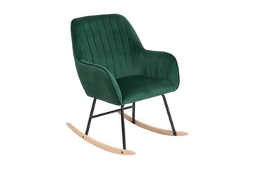 Anrew Gungstol Sammet - Grön - Möbler - Fåtölj & stolar - Snurrstol & Gungstol