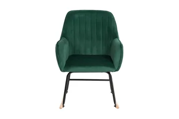 Anrew Gungstol Sammet - Grön - Möbler - Fåtölj & stolar - Snurrstol & Gungstol