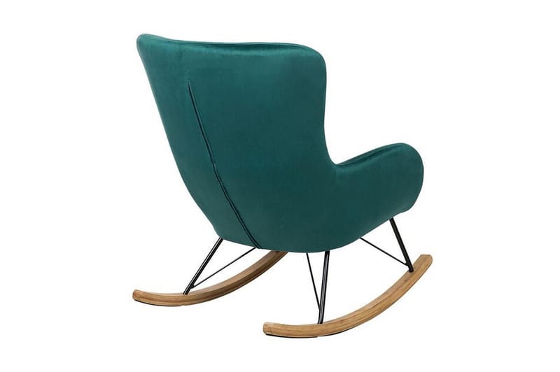 Freeburger Gungstol Sammet - Grön - Möbler - Fåtölj & stolar - Snurrstol & Gungstol
