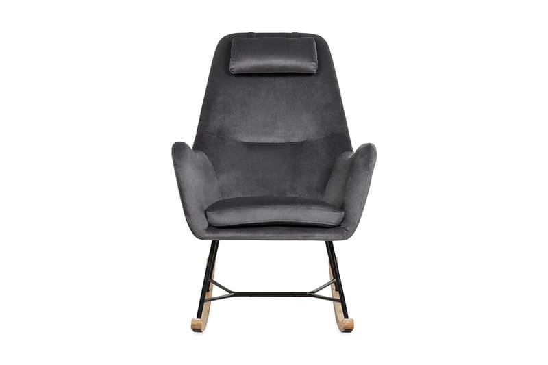 Harnos Gungstol Sammet, Grå