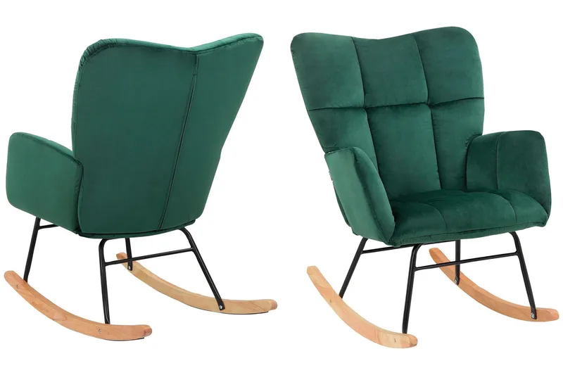 Michikku Gungstol - Grön - Möbler - Fåtölj & stolar - Snurrstol & Gungstol