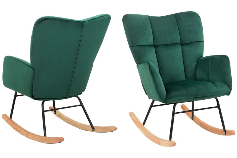 Michikku Gungstol - Grön - Möbler - Fåtölj & stolar - Snurrstol & Gungstol