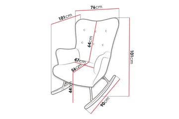 Skandynawi Gungstol - Möbler - Fåtölj & stolar - Snurrstol & Gungstol
