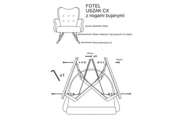 Skandynawi Gungstol - Möbler - Fåtölj & stolar - Snurrstol & Gungstol