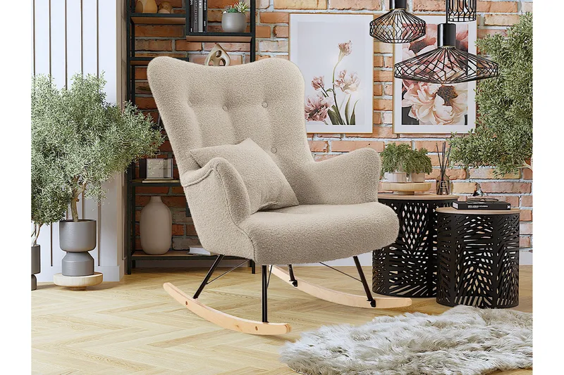 Skandynawski Gungstol - Möbler - Fåtölj & stolar - Snurrstol & Gungstol