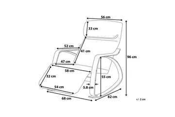 Weston Gungstol - Beige - Möbler - Fåtölj & stolar - Snurrstol & Gungstol